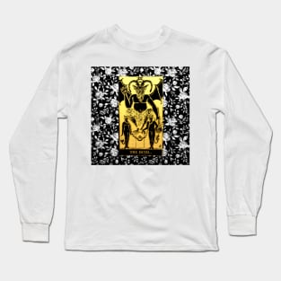 Floral Tarot Print - The Devil Long Sleeve T-Shirt